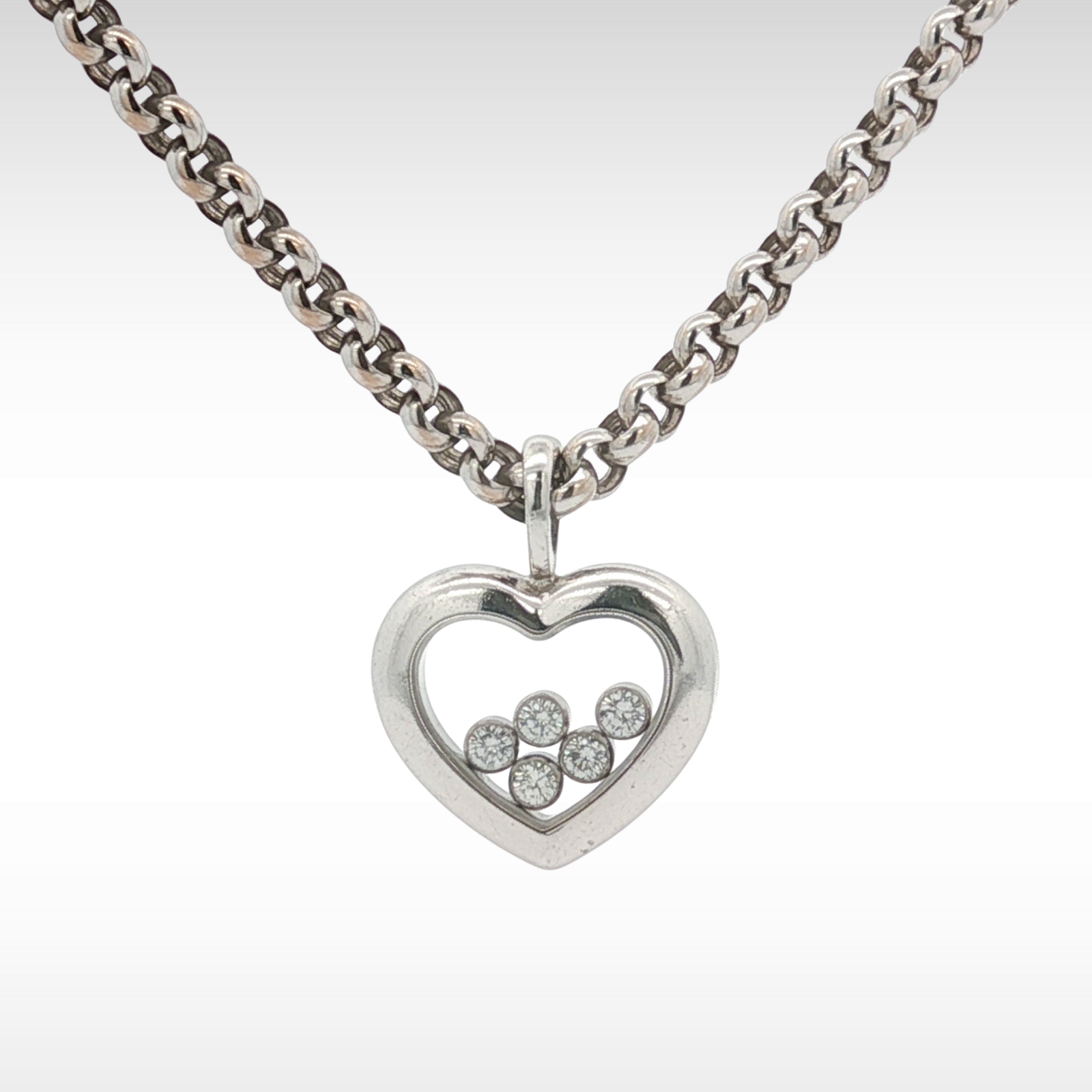 Happy Diamond White Gold Necklace