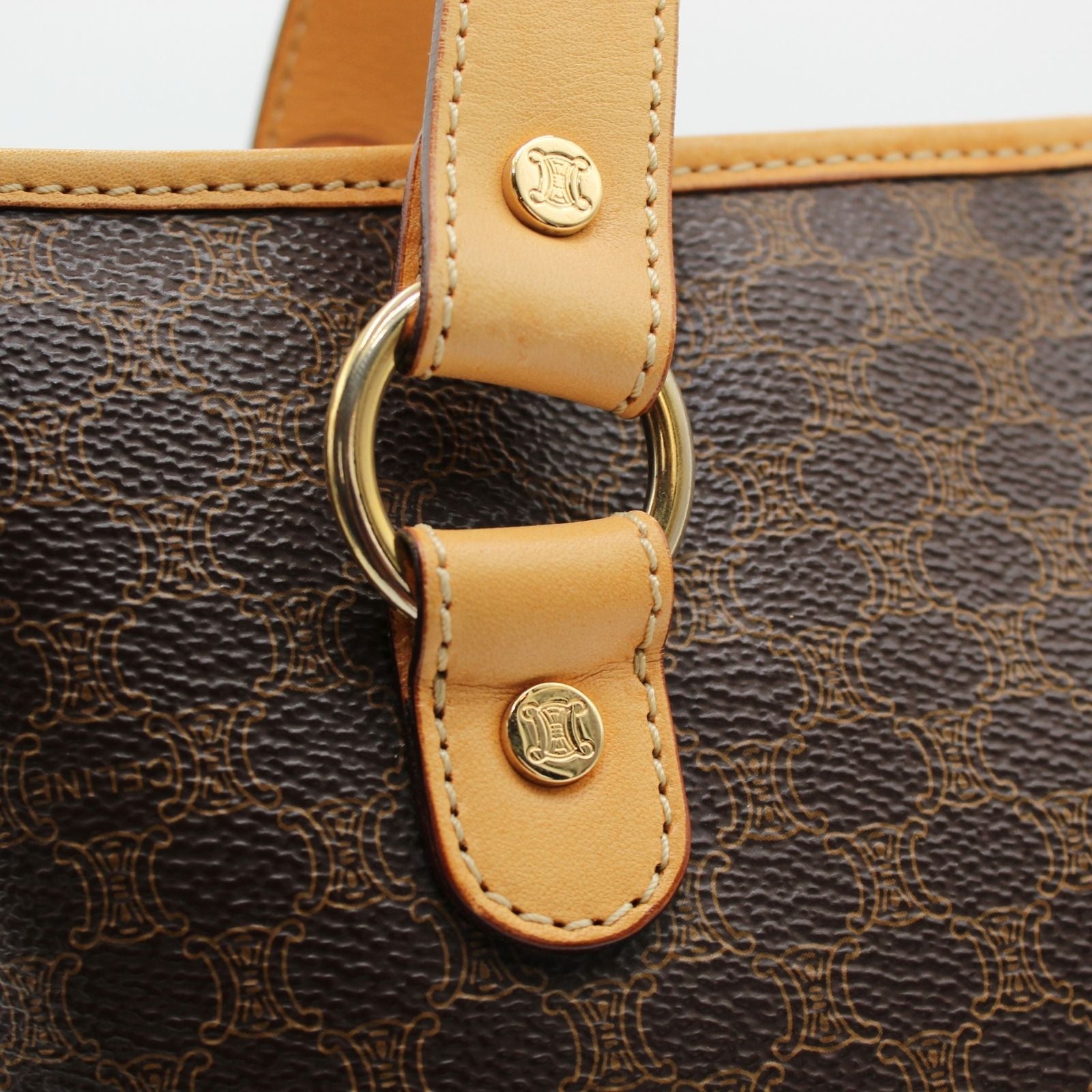 Macadam Coated Canvas Handbag