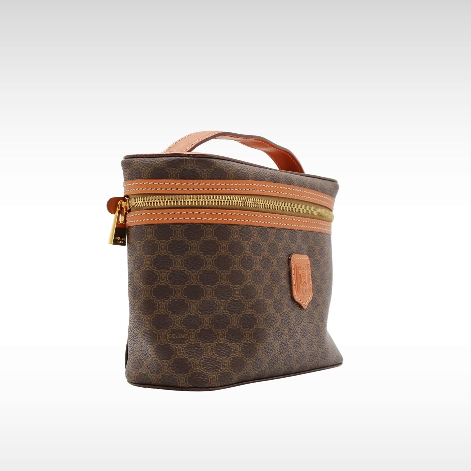 Macadam Coated Canvas Handbag