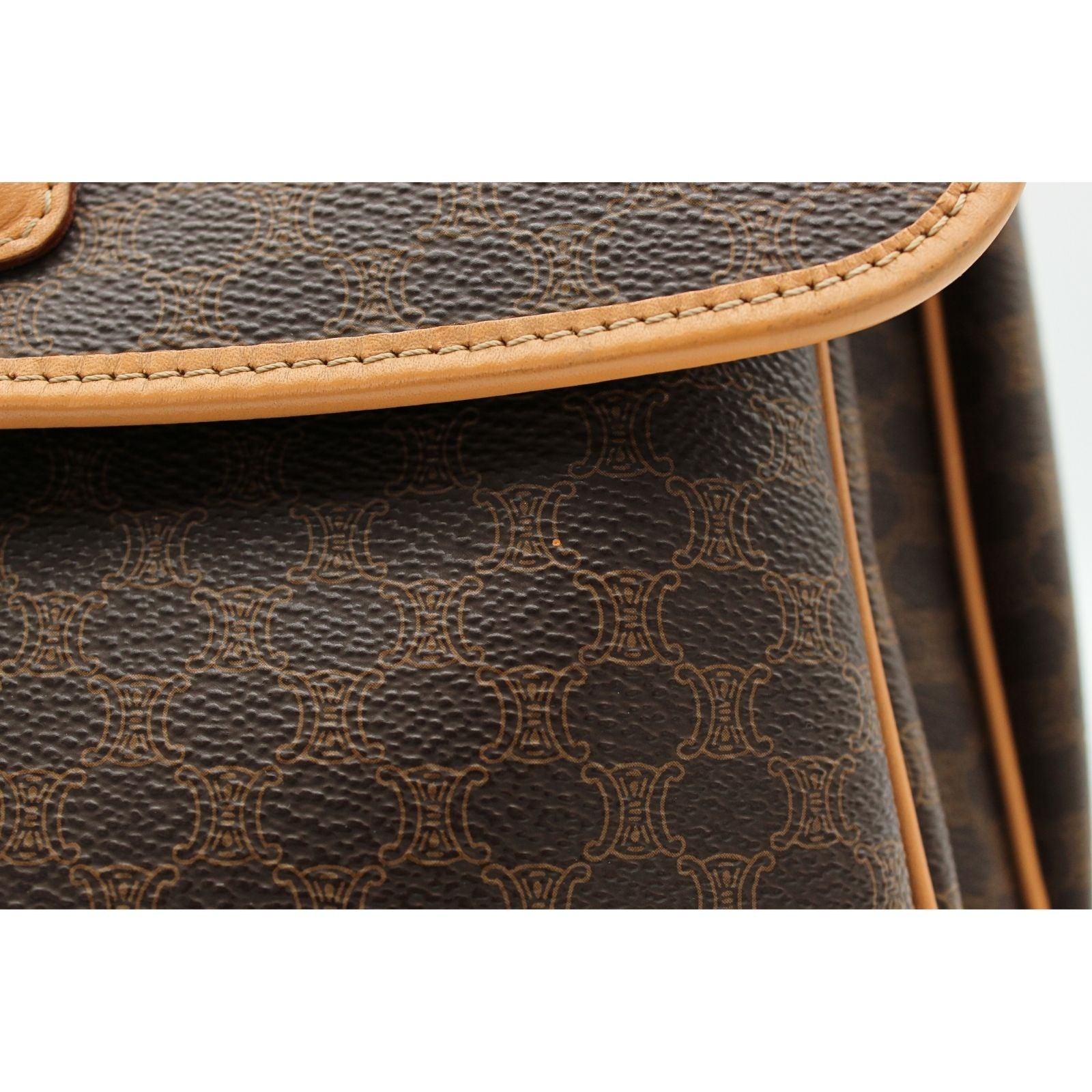 Macadam Coated Canvas Handbag