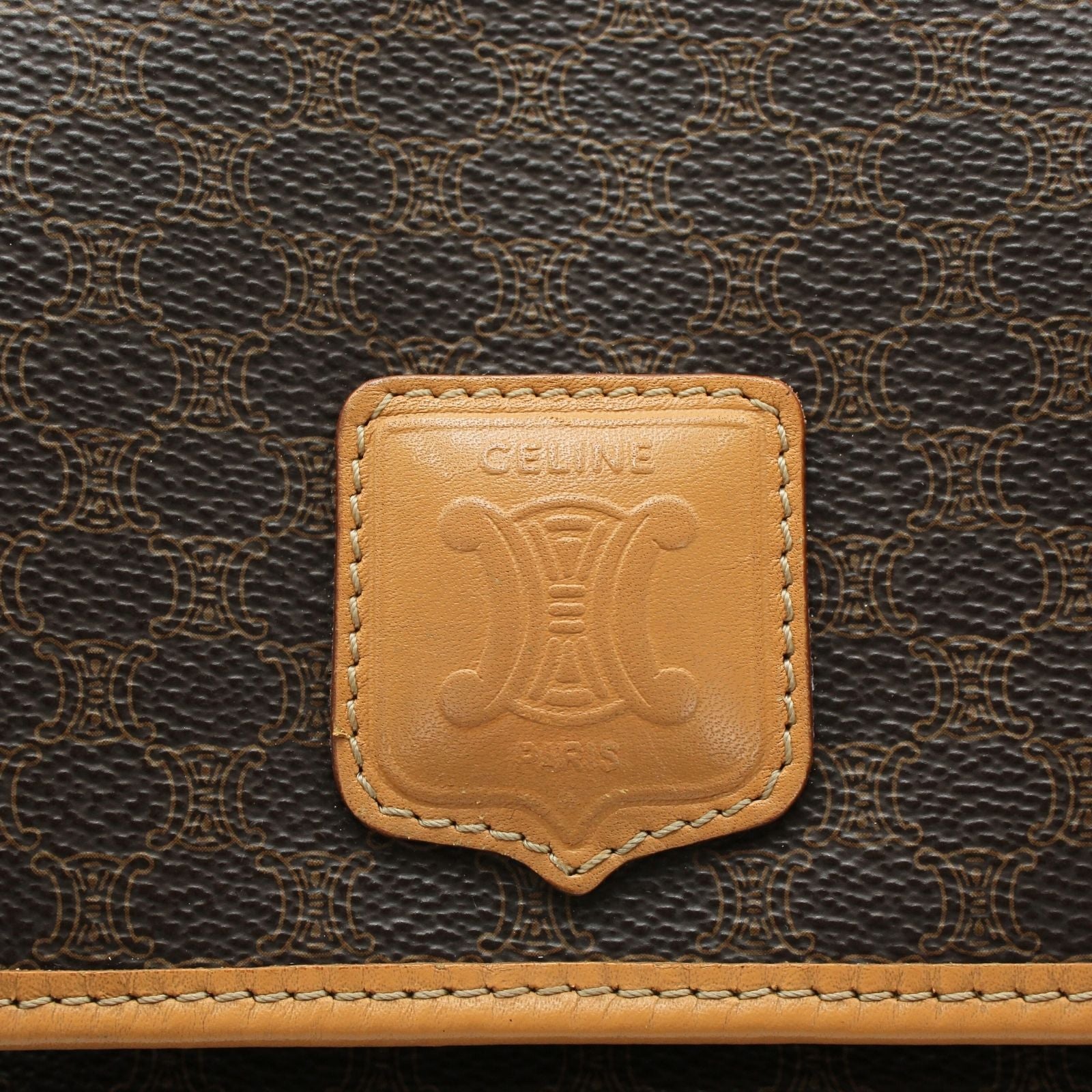 Macadam Coated Canvas Handbag