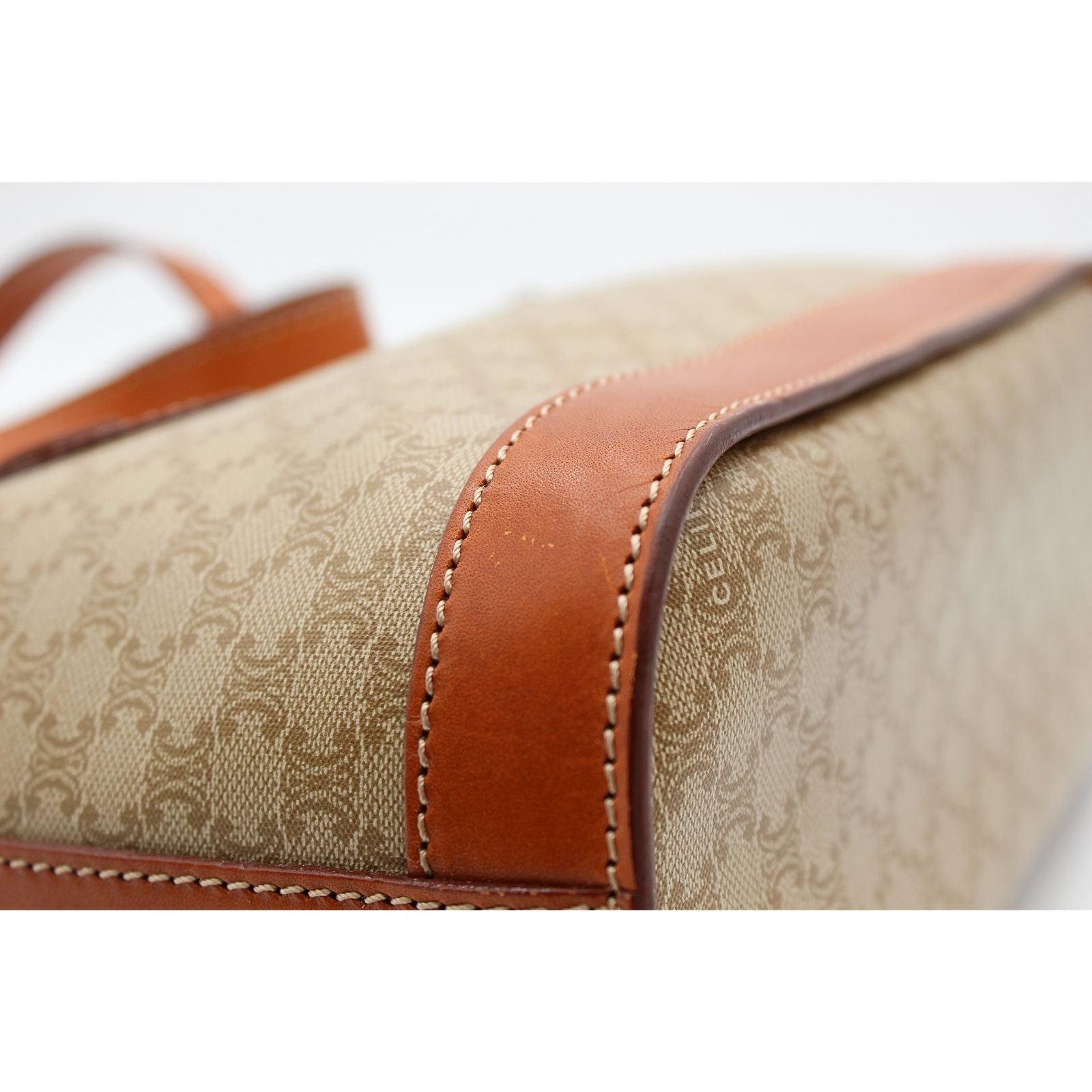 Macadam Coated Canvas Shoulder Bag