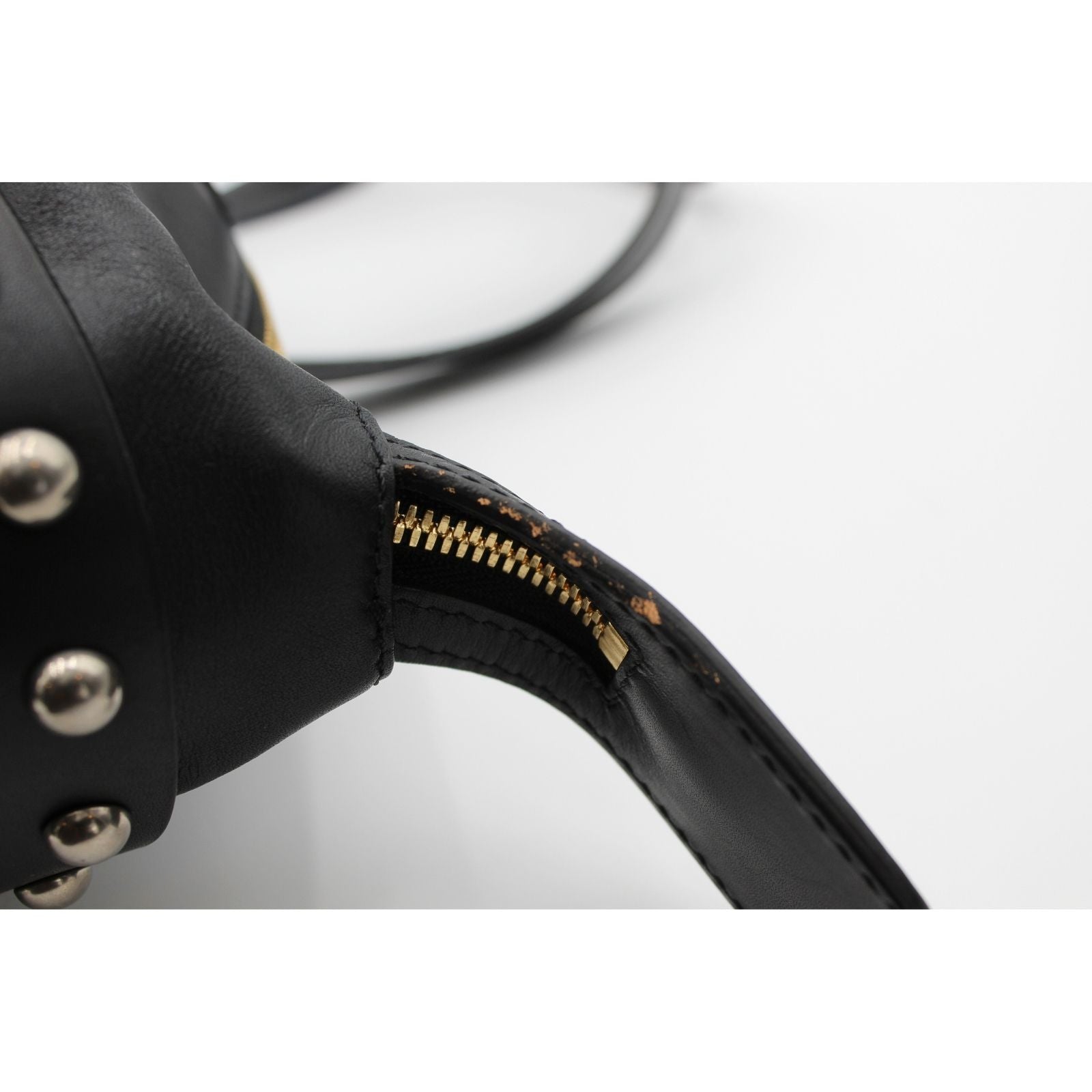 Horizontal Slanted Calf Shoulder Bag