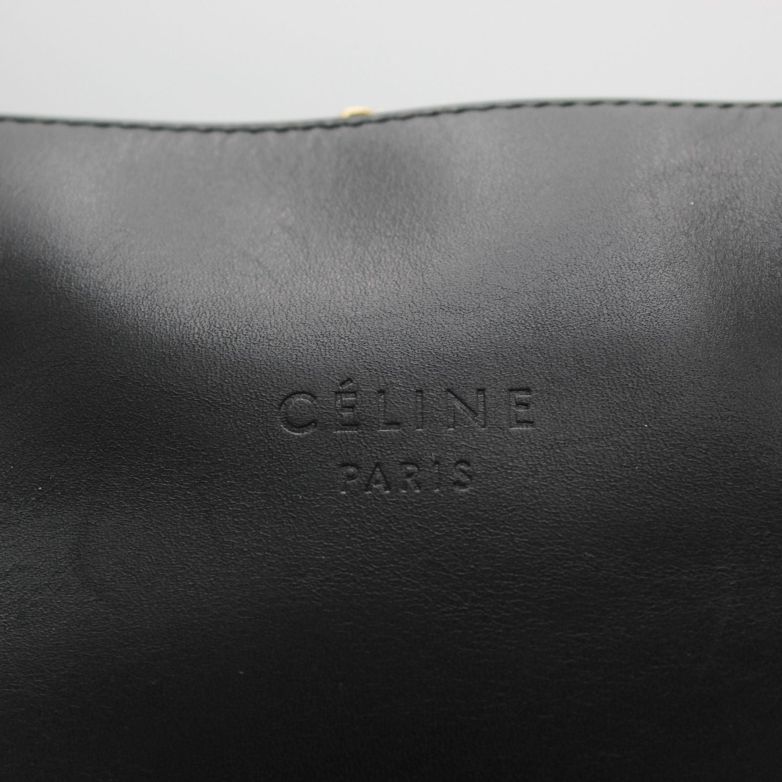 Horizontal Slanted Calf Shoulder Bag