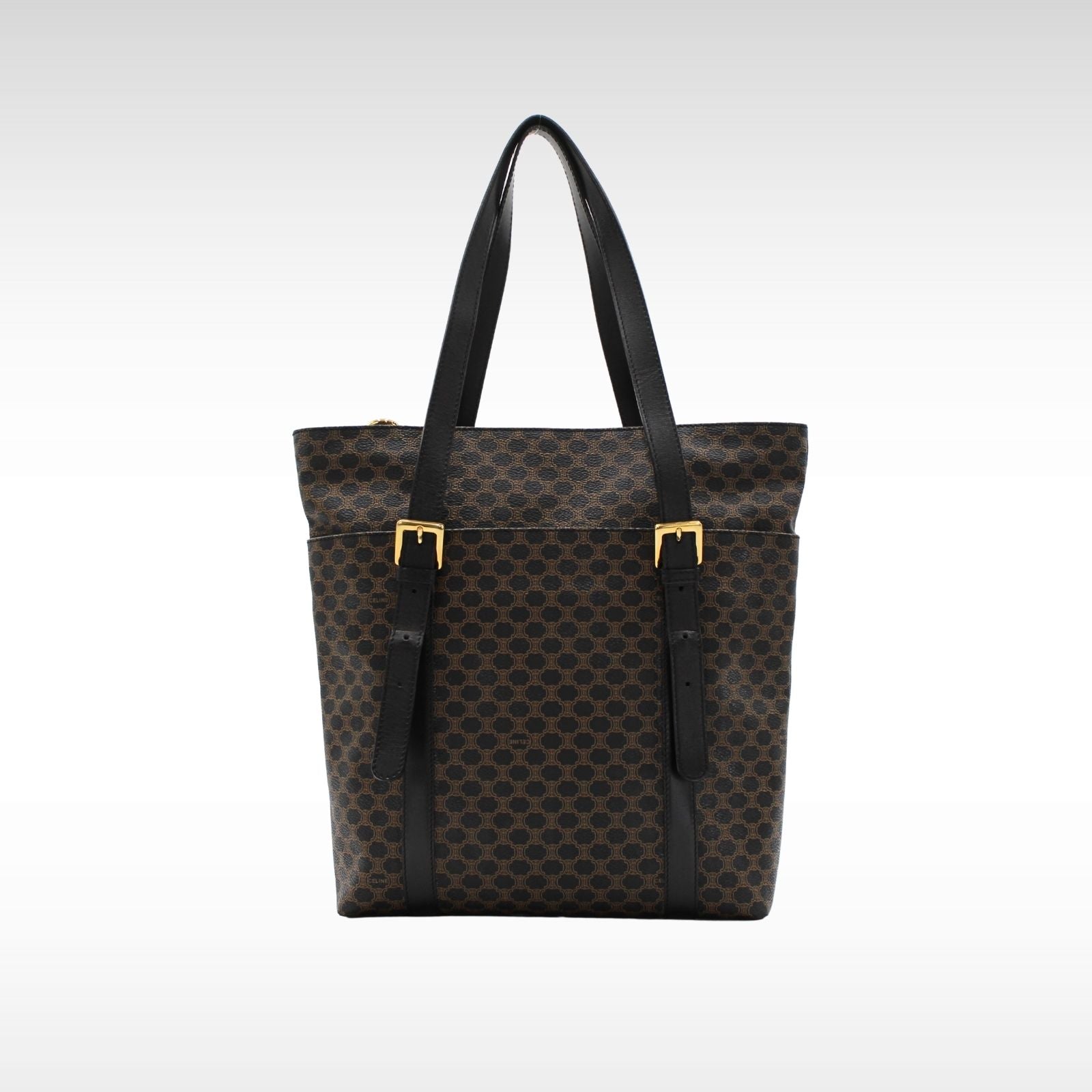 Macadam Coated Canvas Shoulder Bag