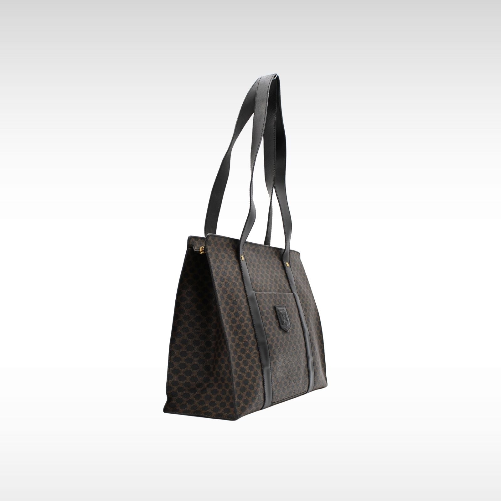 Macadam Coated Canvas Shoulder Bag