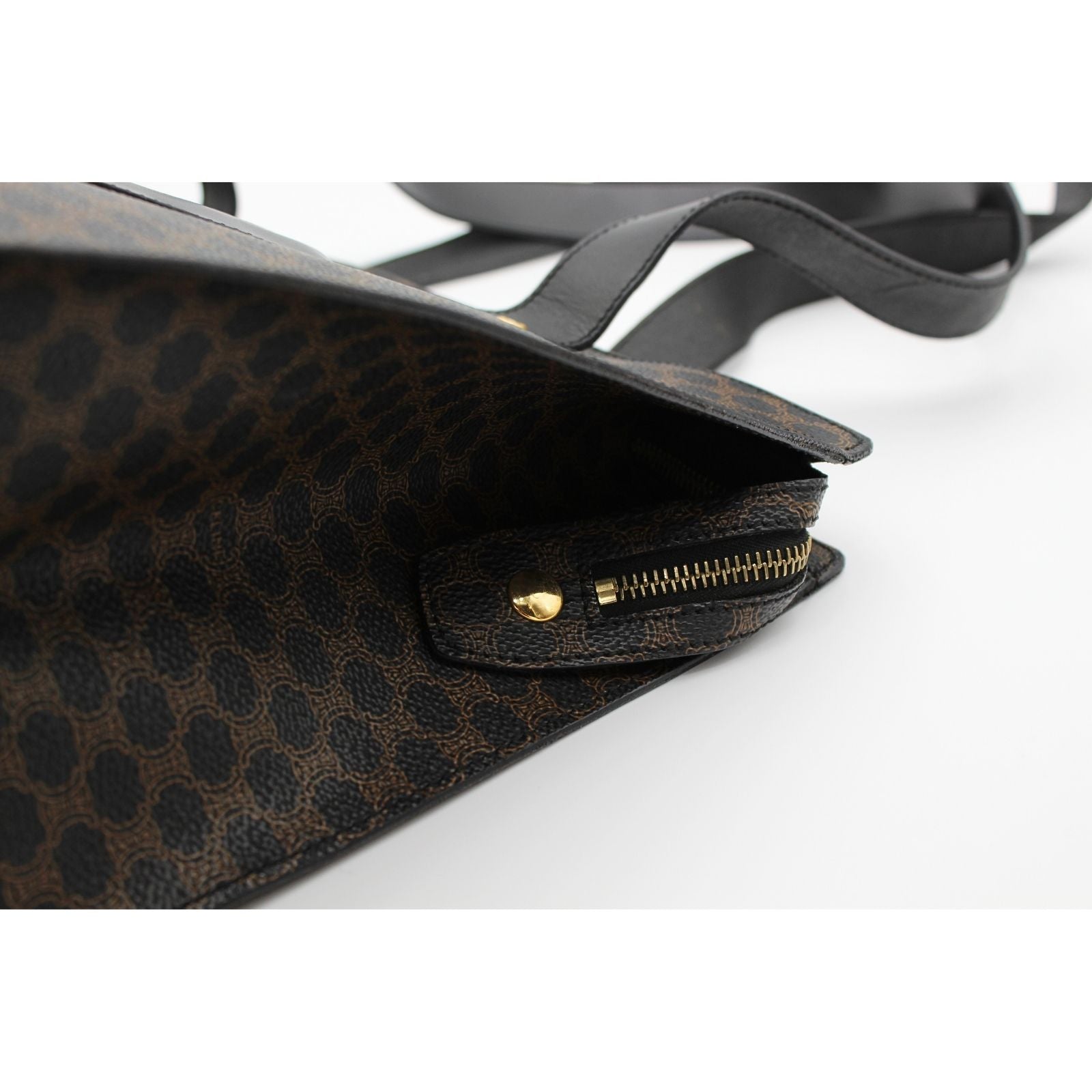 Macadam Coated Canvas Shoulder Bag