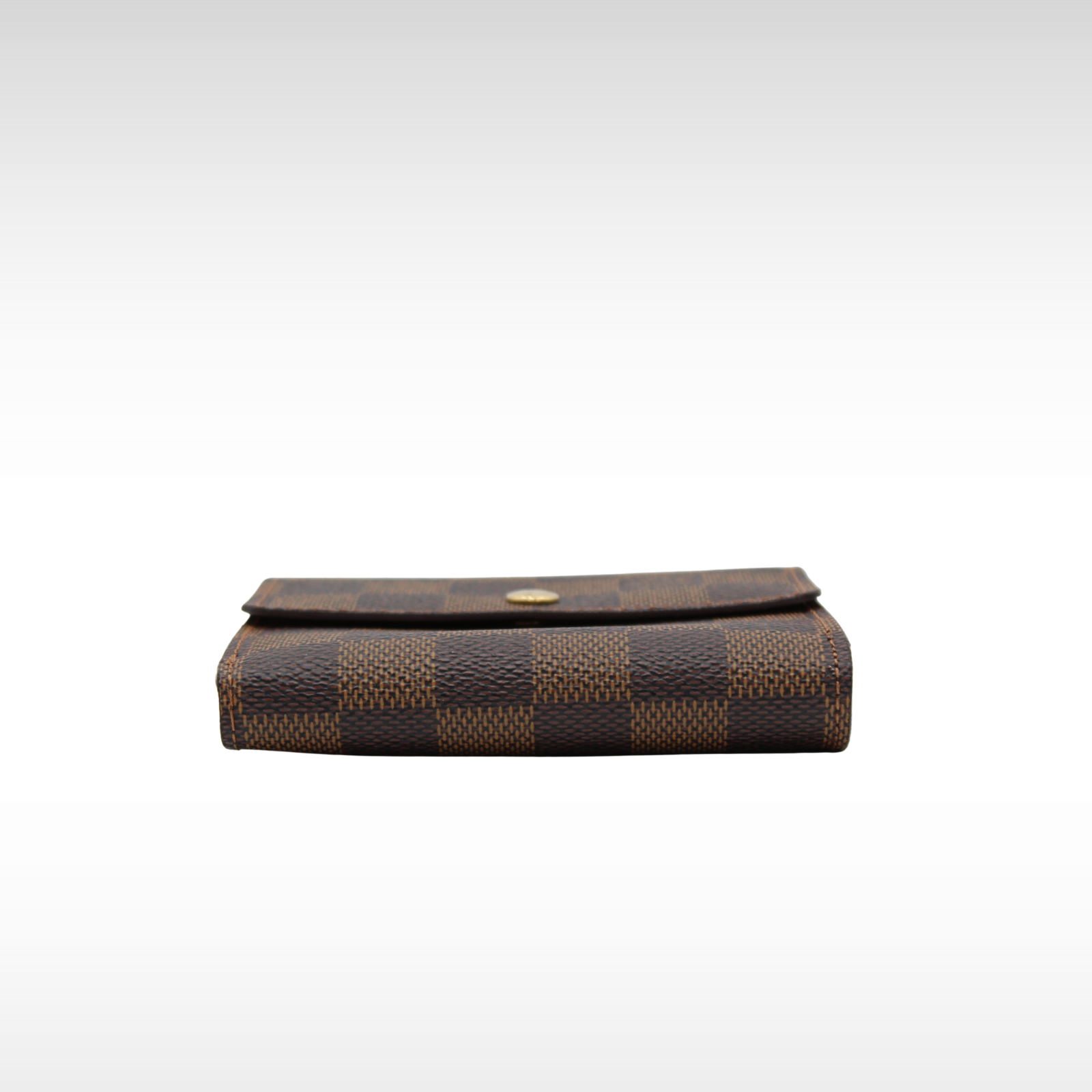 Elise Damier Coated Canvas Ebene Wallet