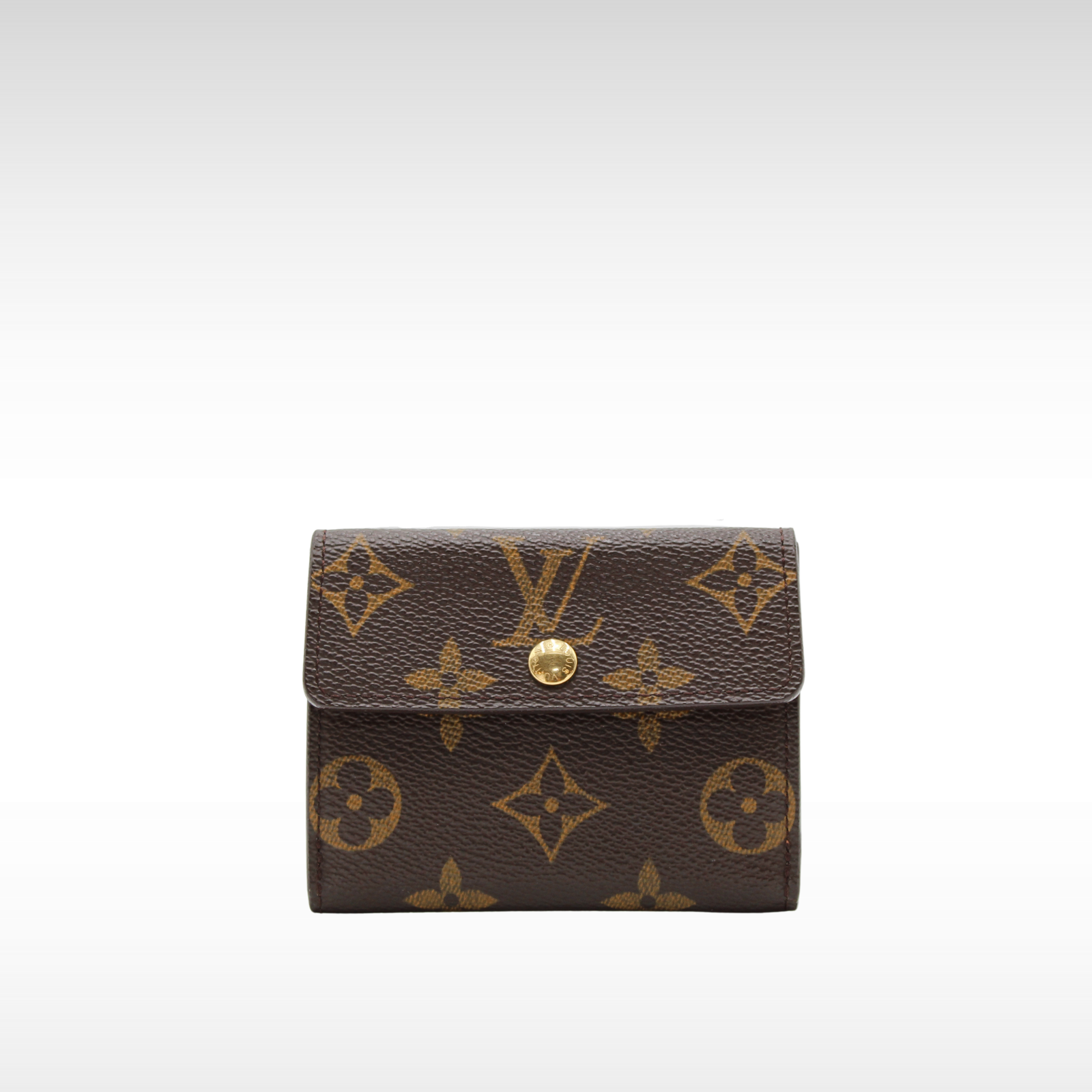 Ludlow Monogram Coated Canvas Marron  Wallet