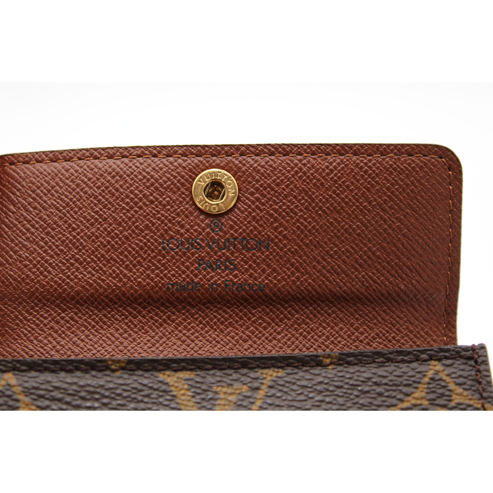 Ludlow Monogram Coated Canvas Marron  Wallet