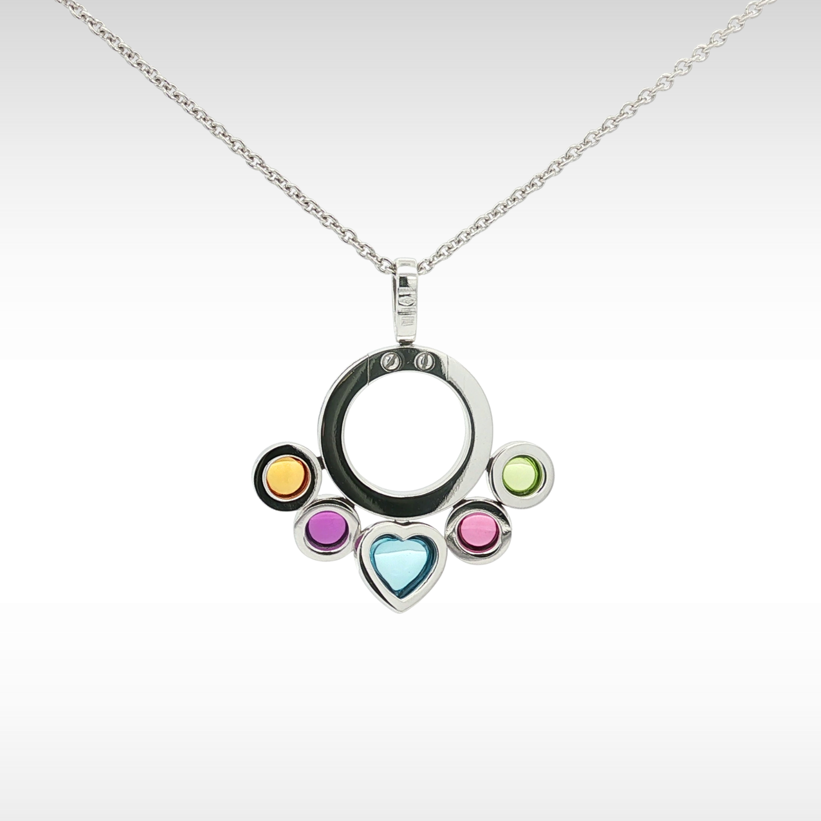 Allegra Multi Color stone Necklace