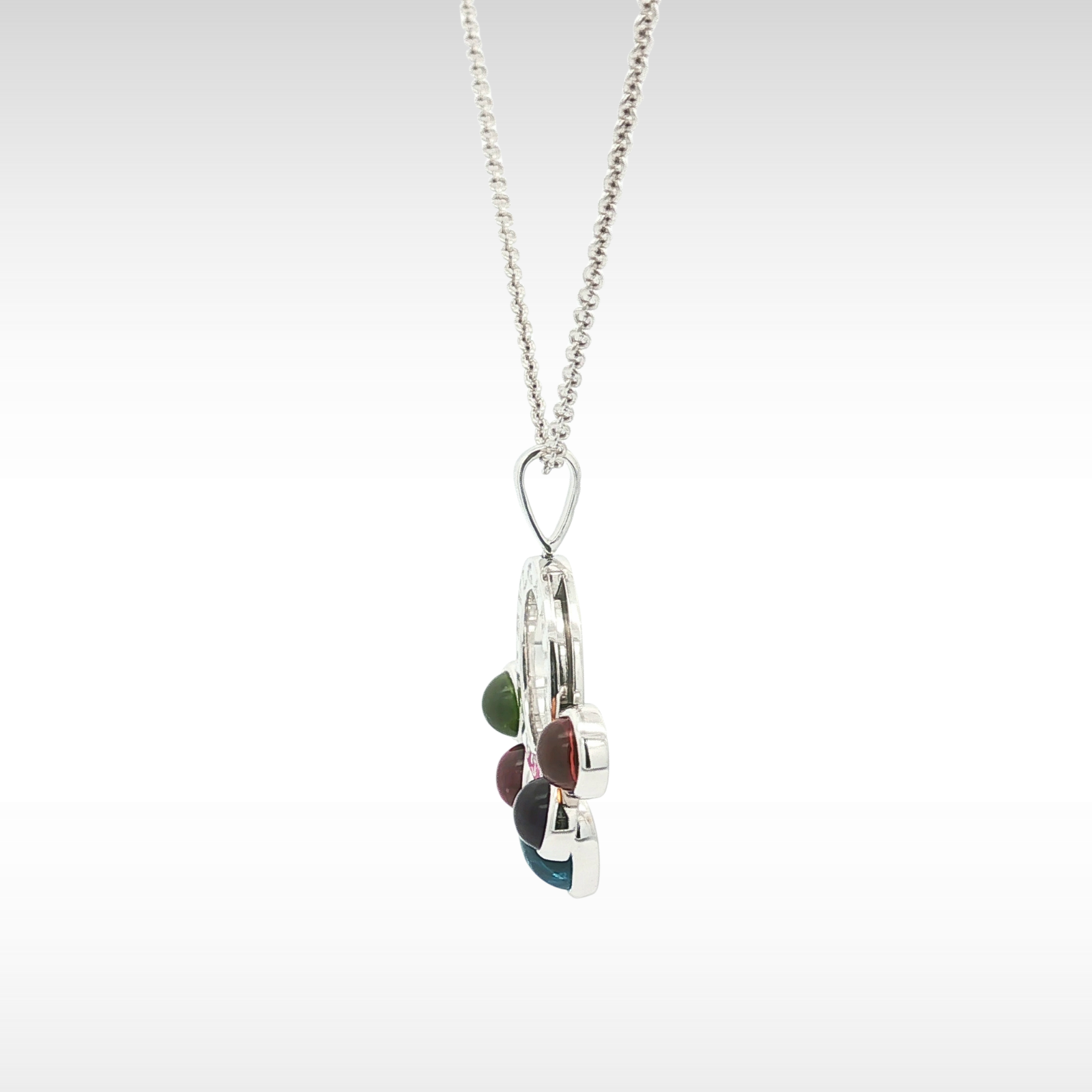 Allegra Multi Color stone Necklace
