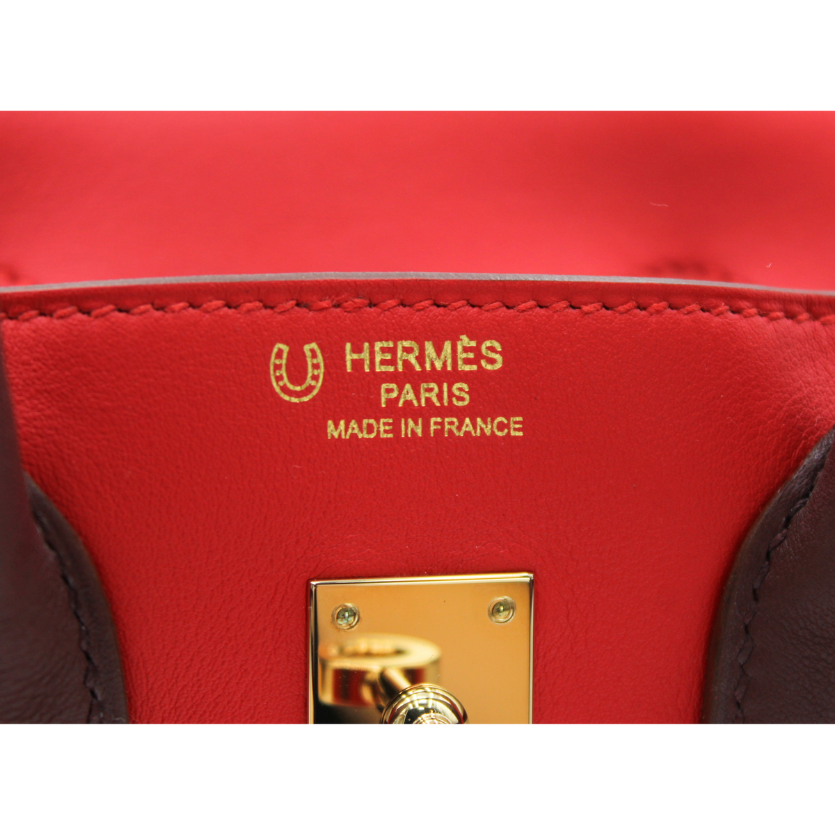 Birkin 25 Personal Order Swift Rouge Tomato + Rouge Selier
