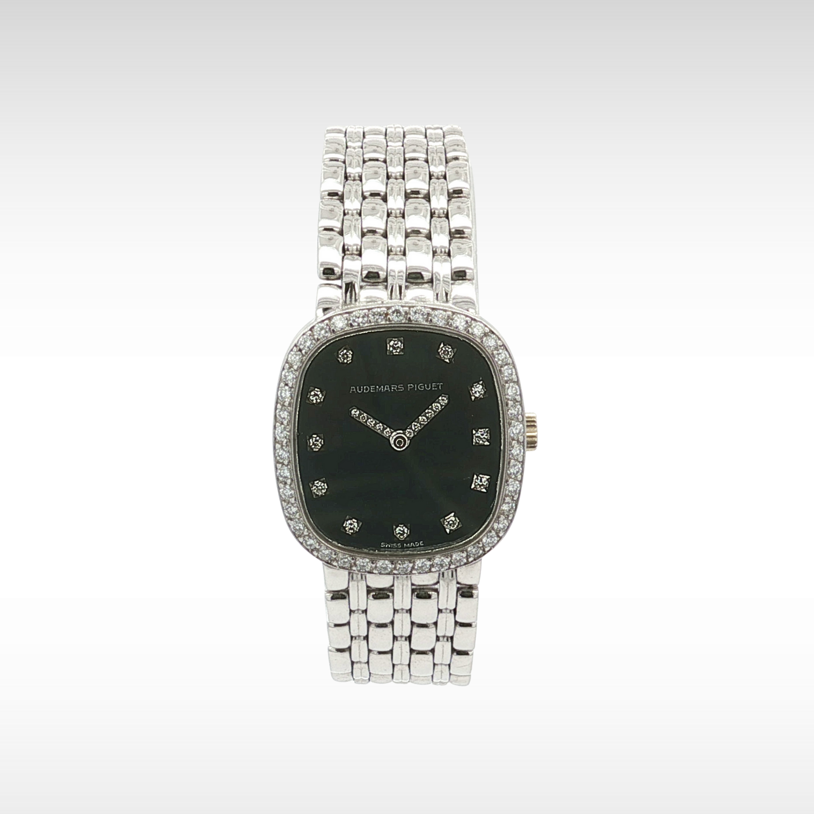 18K White Gold Diamond Watch