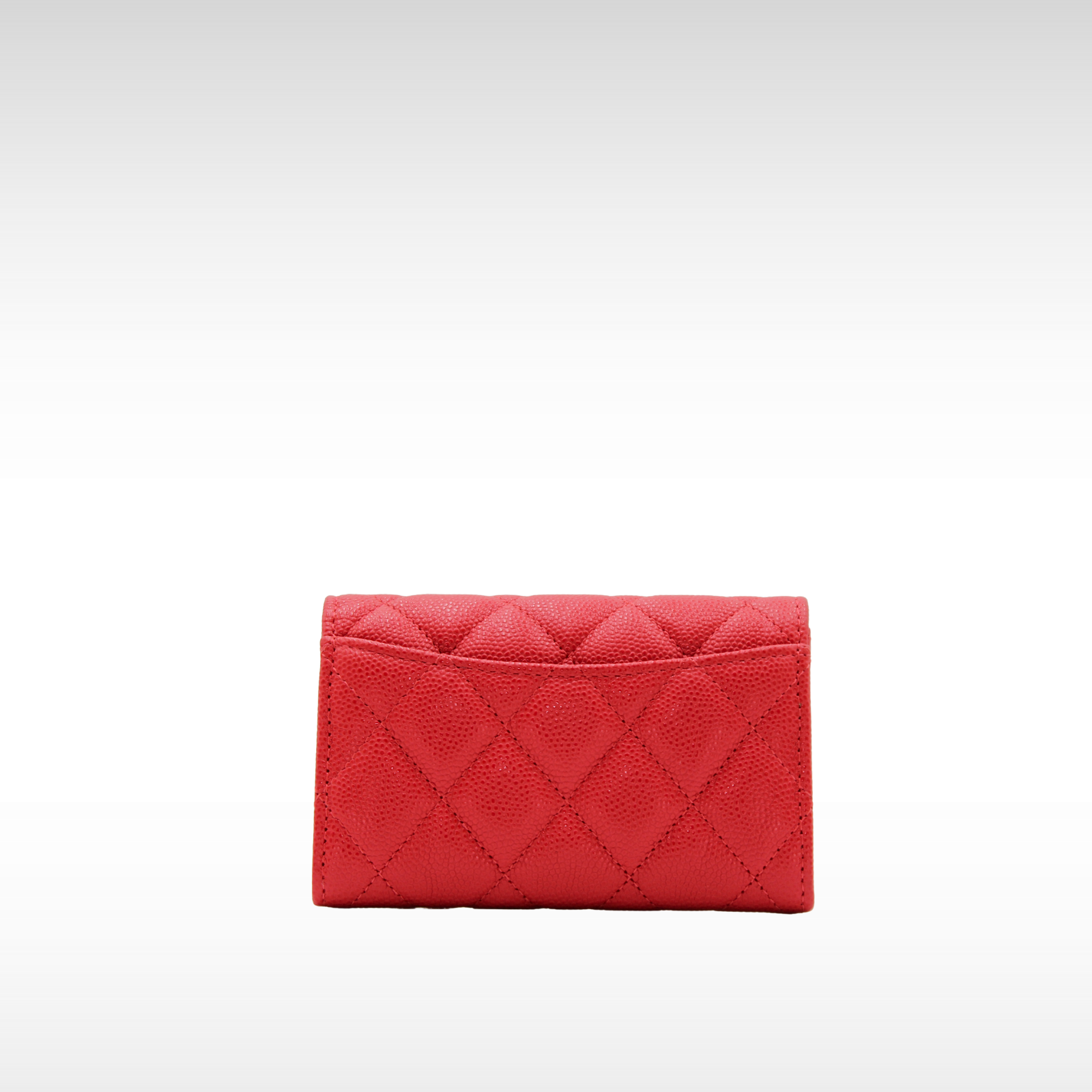 Timeless Classic Caviar Red Card Case