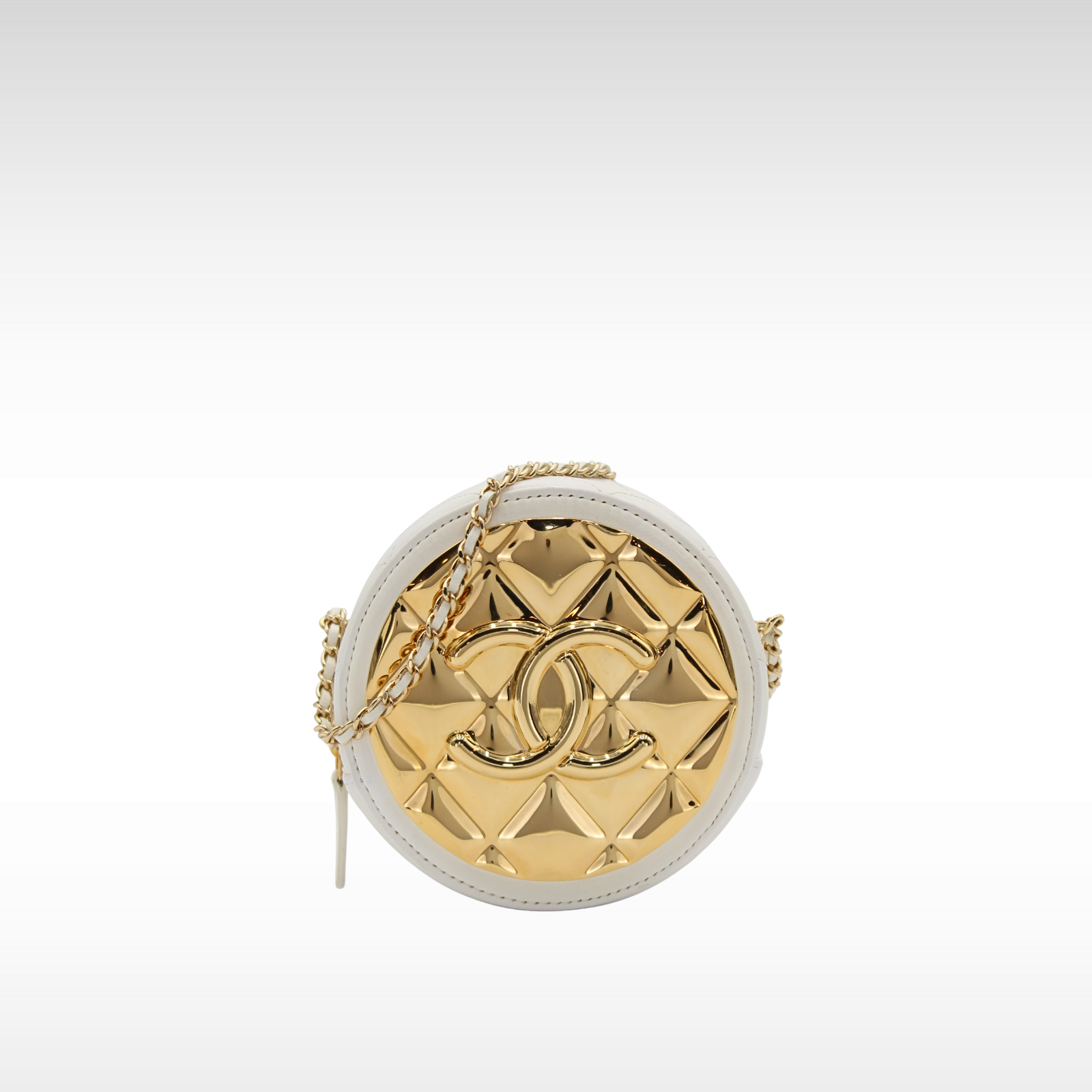 Lamb White Crossbody Bag