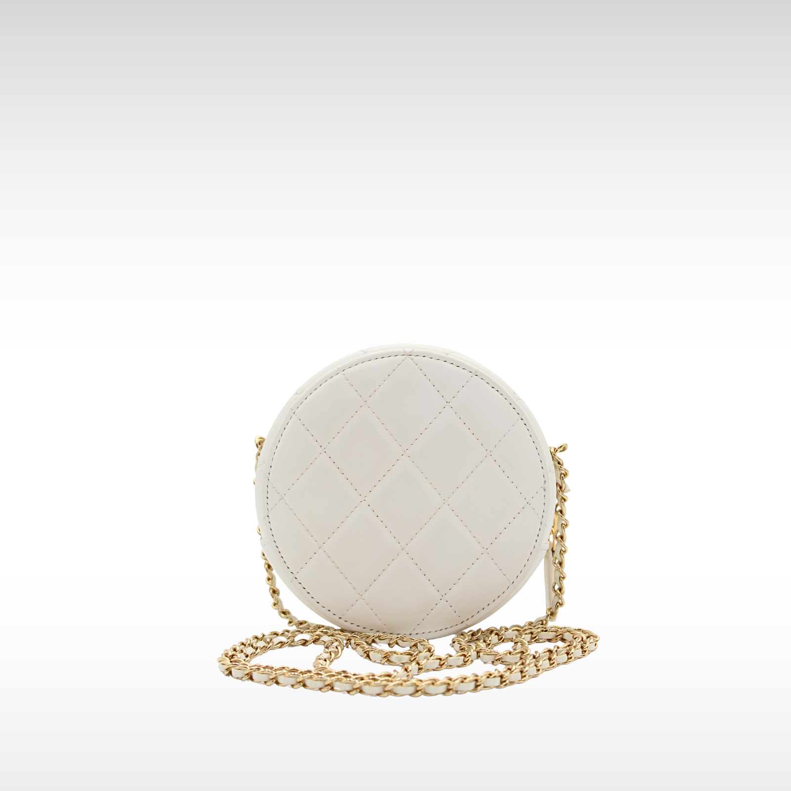 Lamb White Crossbody Bag