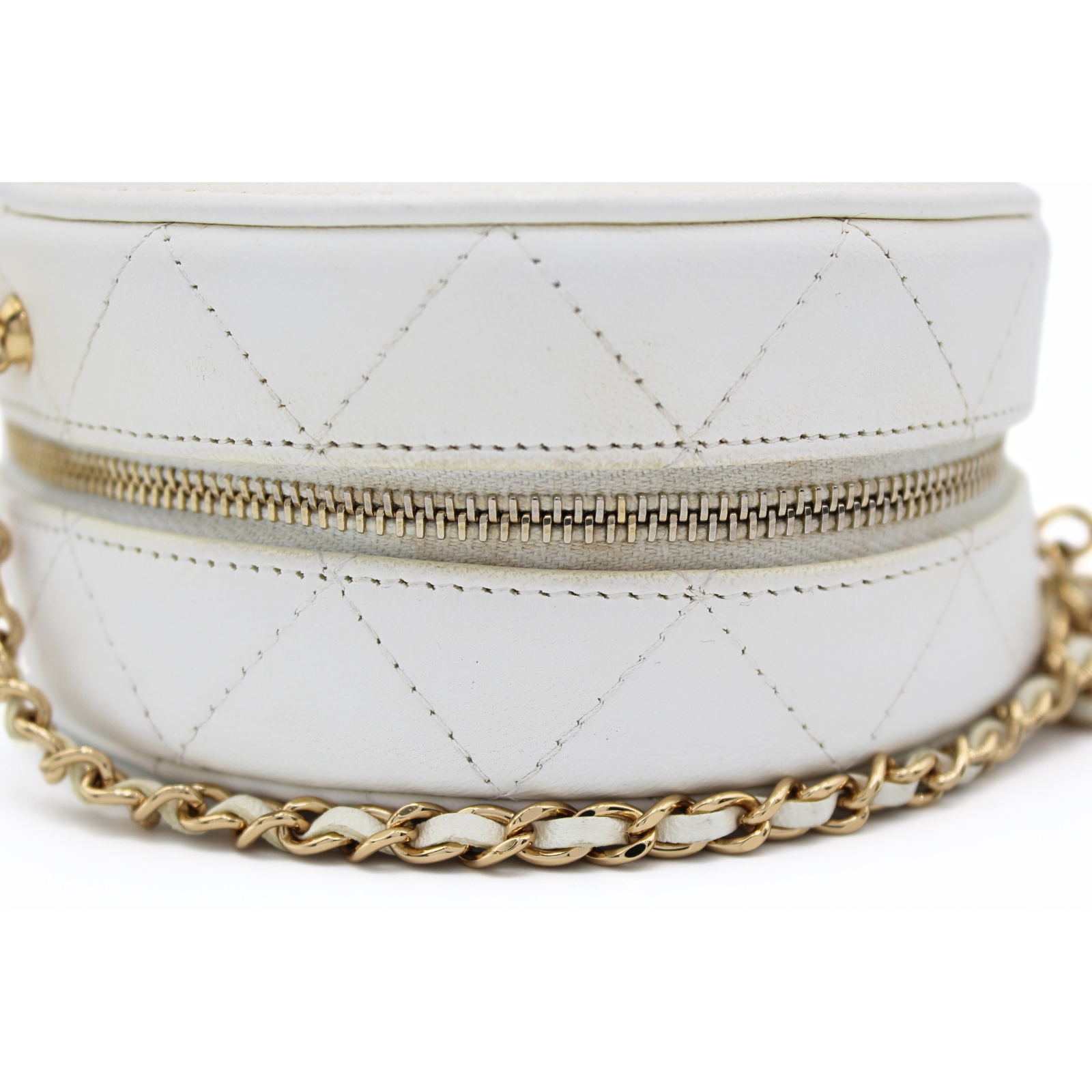 Lamb White Crossbody Bag