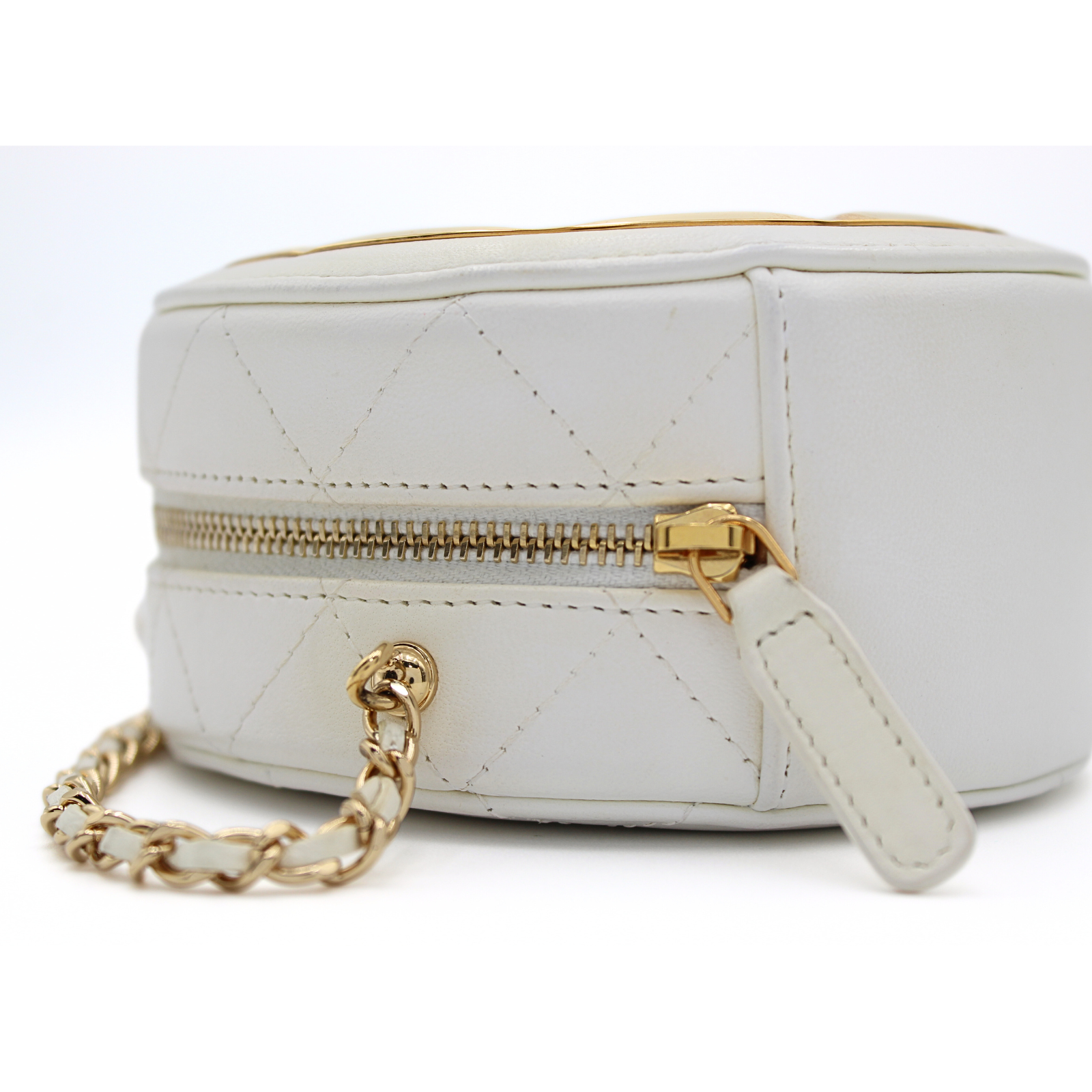 Lamb White Crossbody Bag