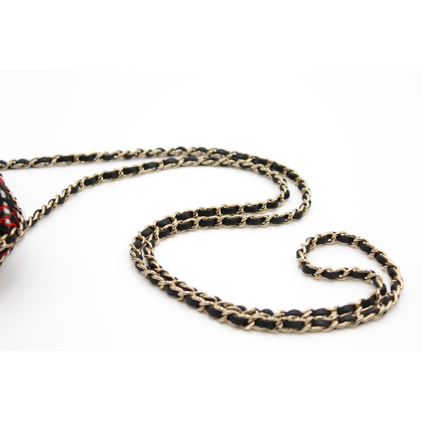 Tweed Red+Black Phone Holder