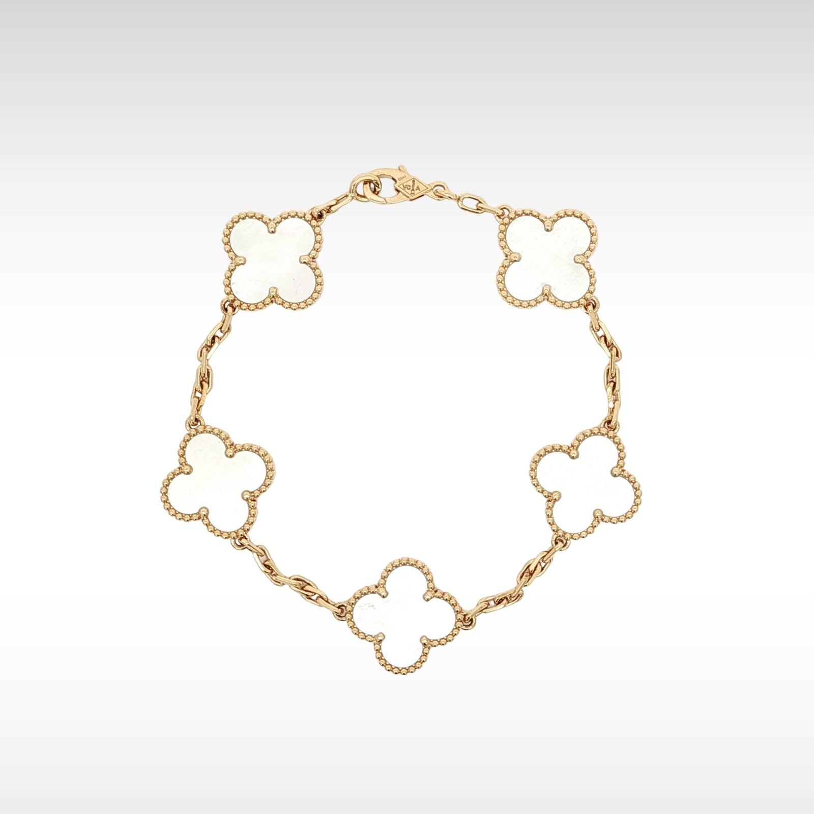 Vintage Alhambra 5-Motif Bracelet