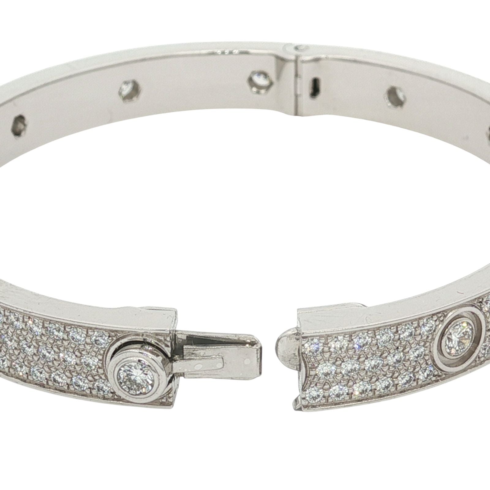 LOVE Bracelet 17 Paved 10 diamonds
