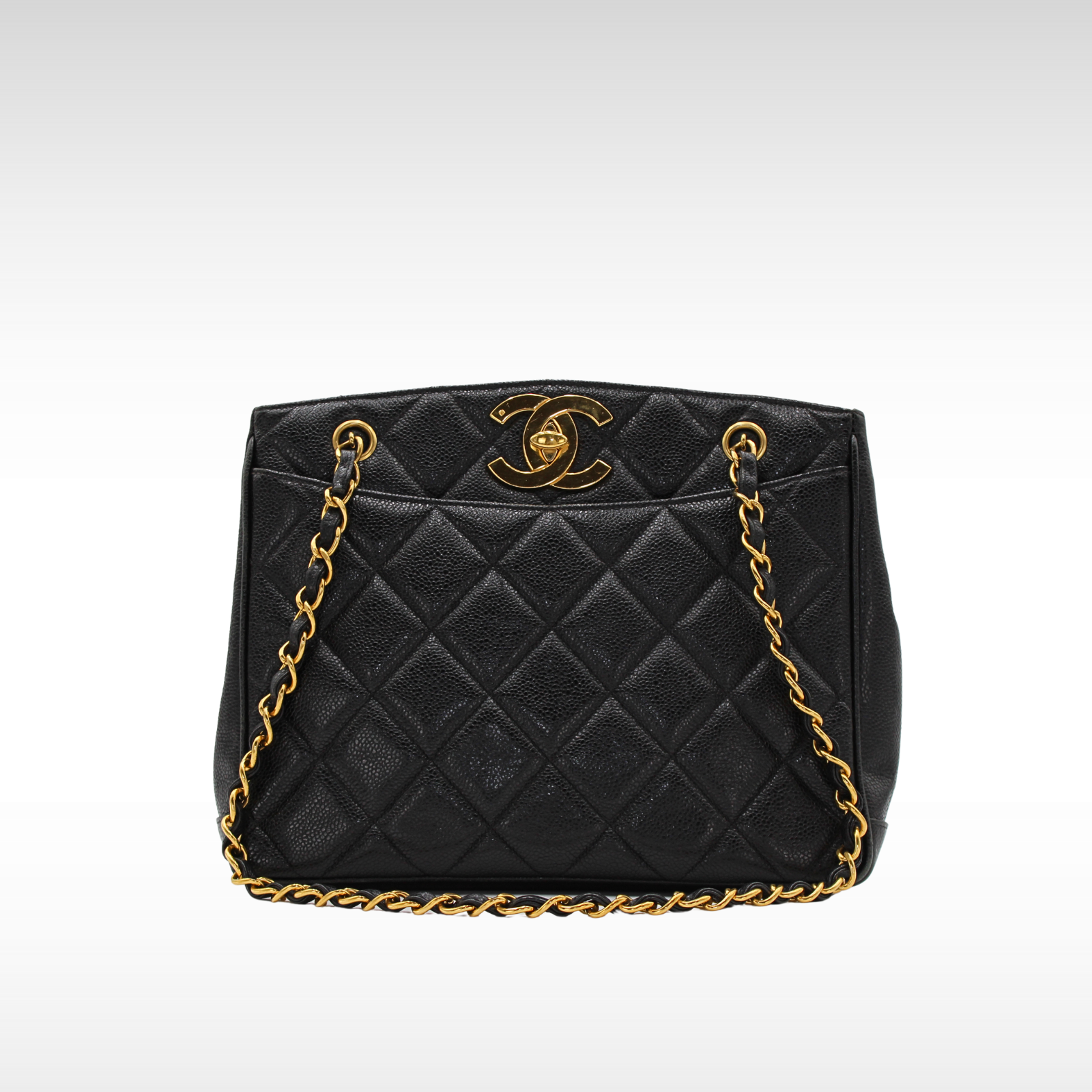 Caviar Black Shoulder Bag