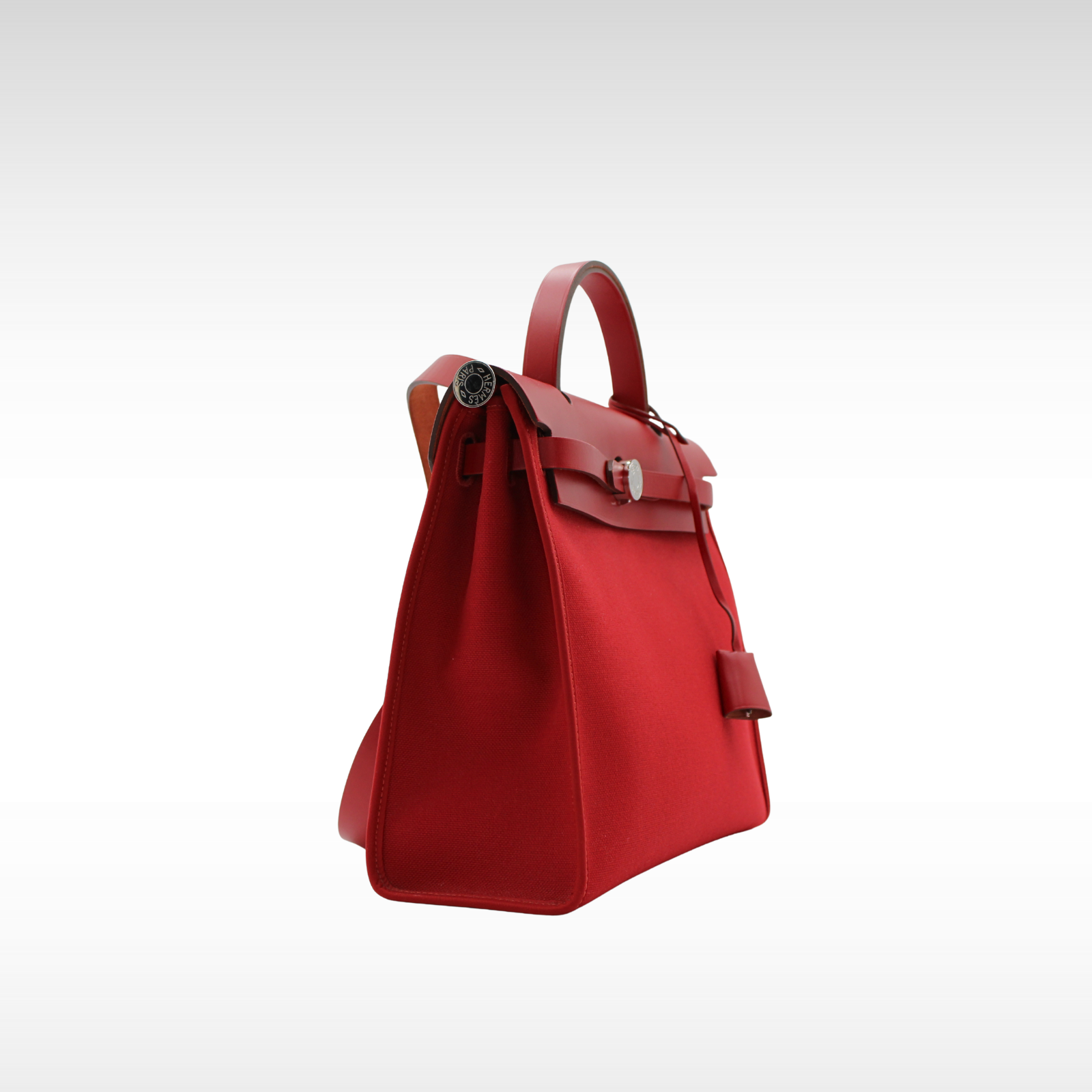 Herbag Zip 31 Toile Military Rouge Piment Shoulder Bag
